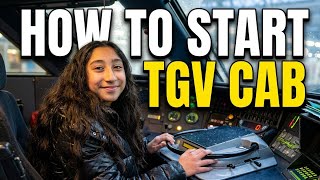 Starting a High-Speed TGV Train From the Driver's Seat