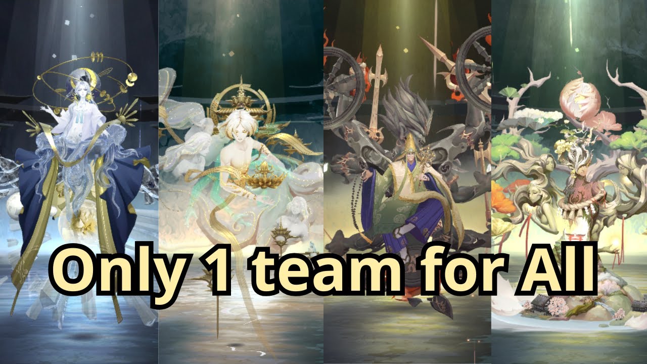 Six Realm Gates - Only 1 Team For All - Super Easy !!!