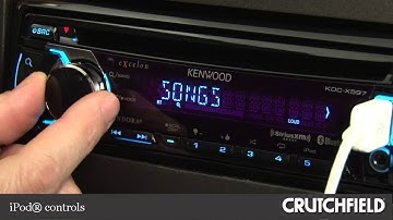 Kenwood Excelon KDC-X597 Car CD Receiver Display and Controls Demo | Crutchfield Video