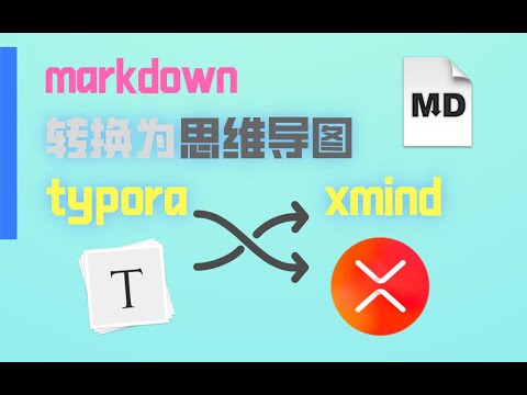 typora安装pandoc插件结合xmind 实现markdown转换为思维导图脑图