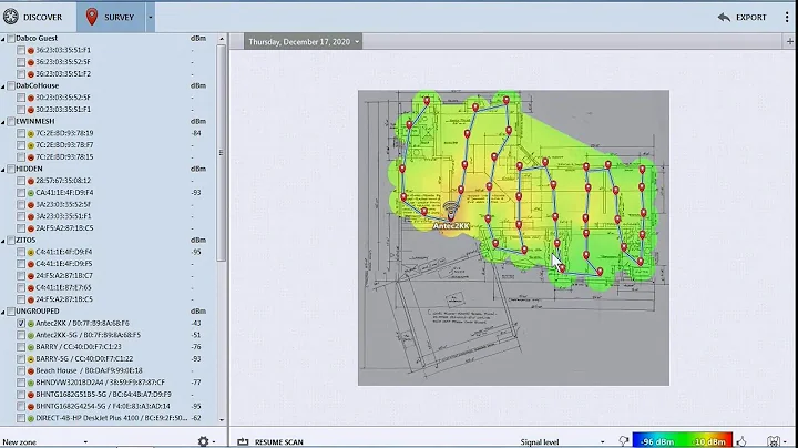 Perform a WiFi site survey to analyze and improve your WiFi signal