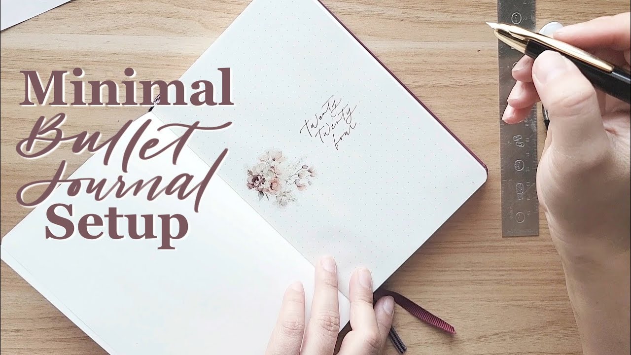 Minimal Bullet Journal Setup | New Bujo Setup | Plan With Me | 2024 Planner Setup