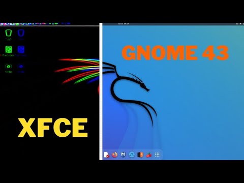 How to switch from XFCE to GNOME 43 on Kali Linux 2022.4 - YouTube