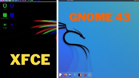 How to switch from XFCE to GNOME 43 on Kali Linux 2022.4