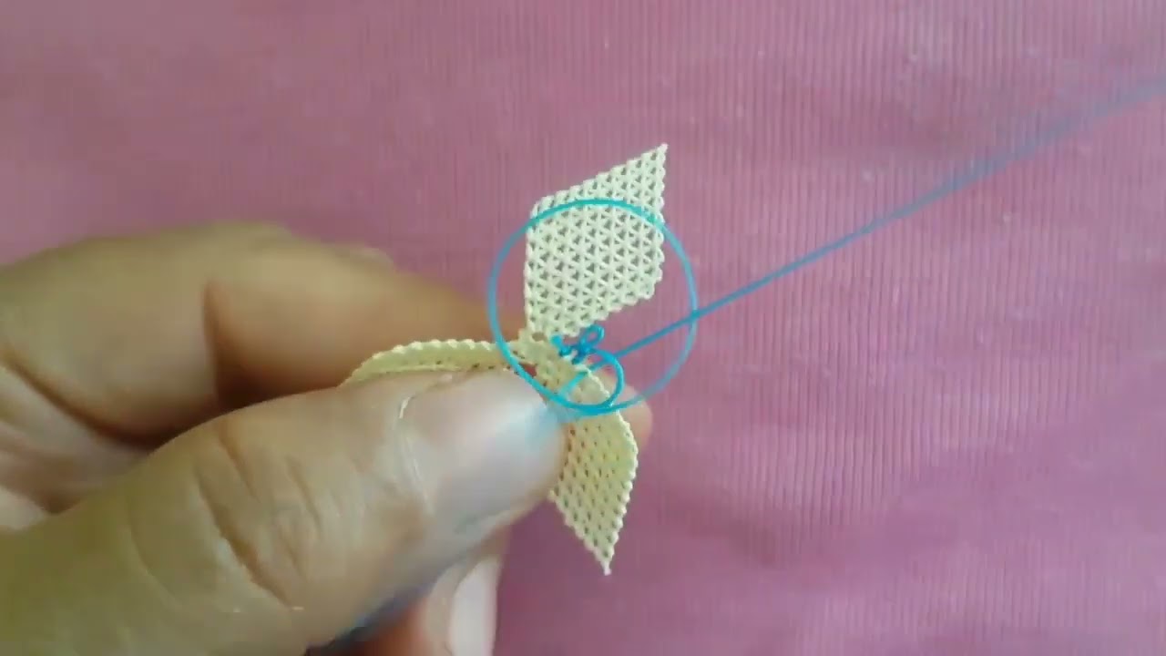 Çarkıfelek Diğer Adıyla Rüzgar Gülü Çiçeğinin Ayrıntılı Yapım Aşamaları