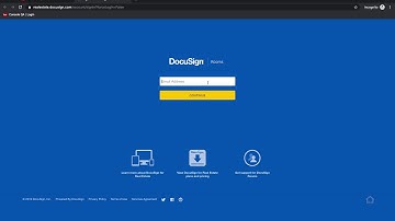 COMMAND   Set up Docusign and Sign a Document