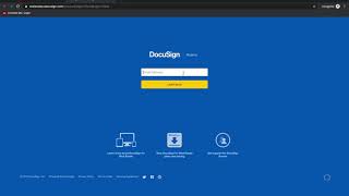 COMMAND   Set up Docusign and Sign a Document