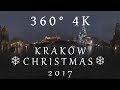 KRAKÓW 360° 4K 🎄ŚWIĘTA/ CHRISTMAS 2017🎄Rynek, Wawel, Sukiennice, Mariacki!!