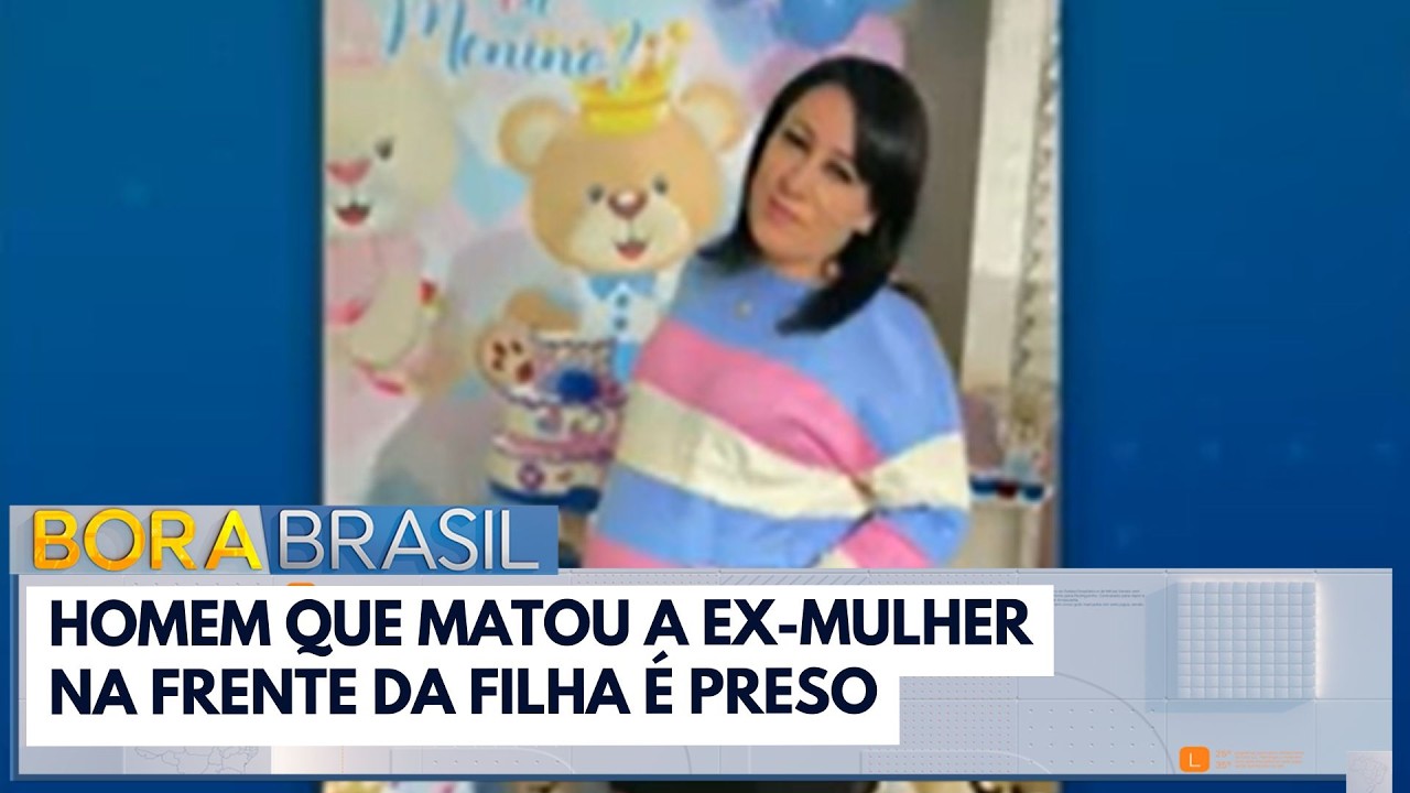 Homem que matou a ex-mulher na frente da filha é preso