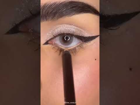 ميكب فستان سماوي سهل للمبتدئات        