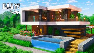 Minecraft | How to Build a Modern House | Tutorial 🏡