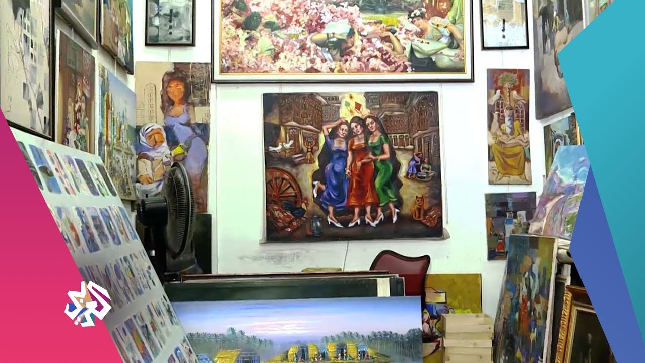 شبابيك│سوق الرسامين في بغداد .. ملتقى عشاق الفنون في العراق