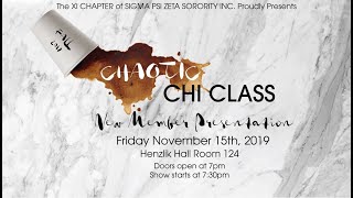 Sigma Psi Zeta Sorority Inc.| Xi Chapter | Chaotic Chi Class | Teaser
