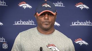 After practice: Defensive Coordinator Joe Woods