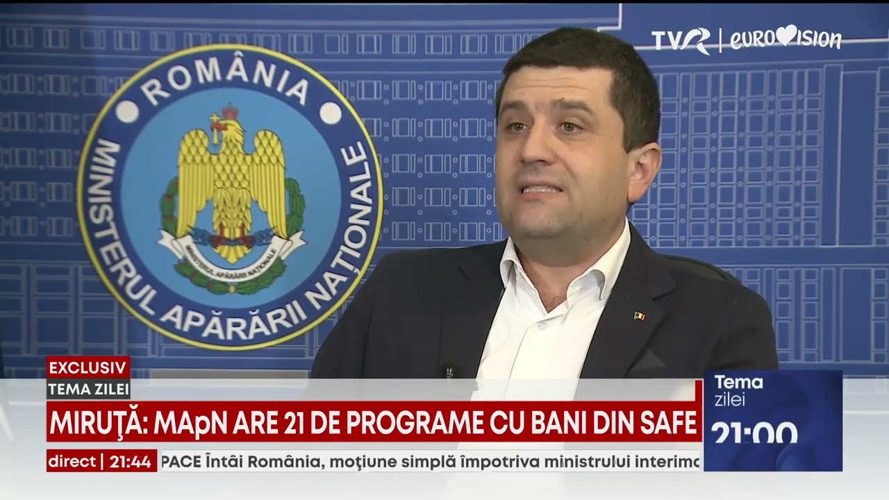 EXCLUSIV. Ministrul Radu Miruță, despre programele SAFE