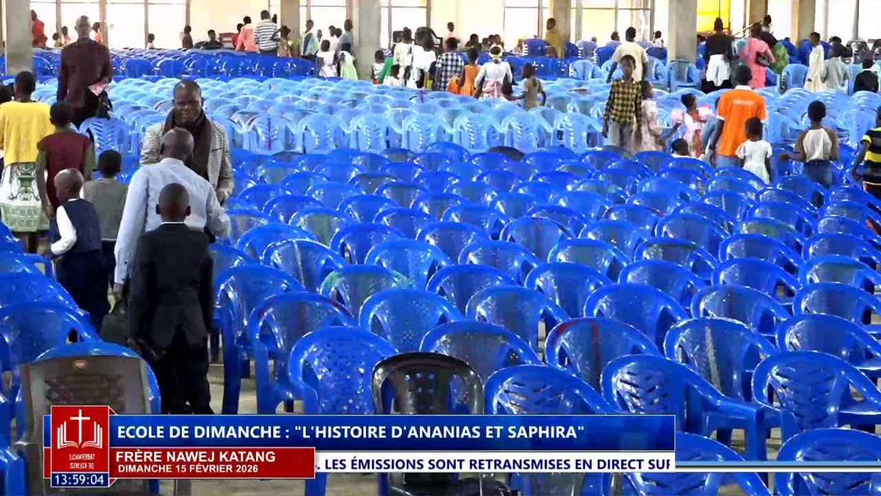 Dimanche 15 Février 2026, ECOLE DE DIMANCHE