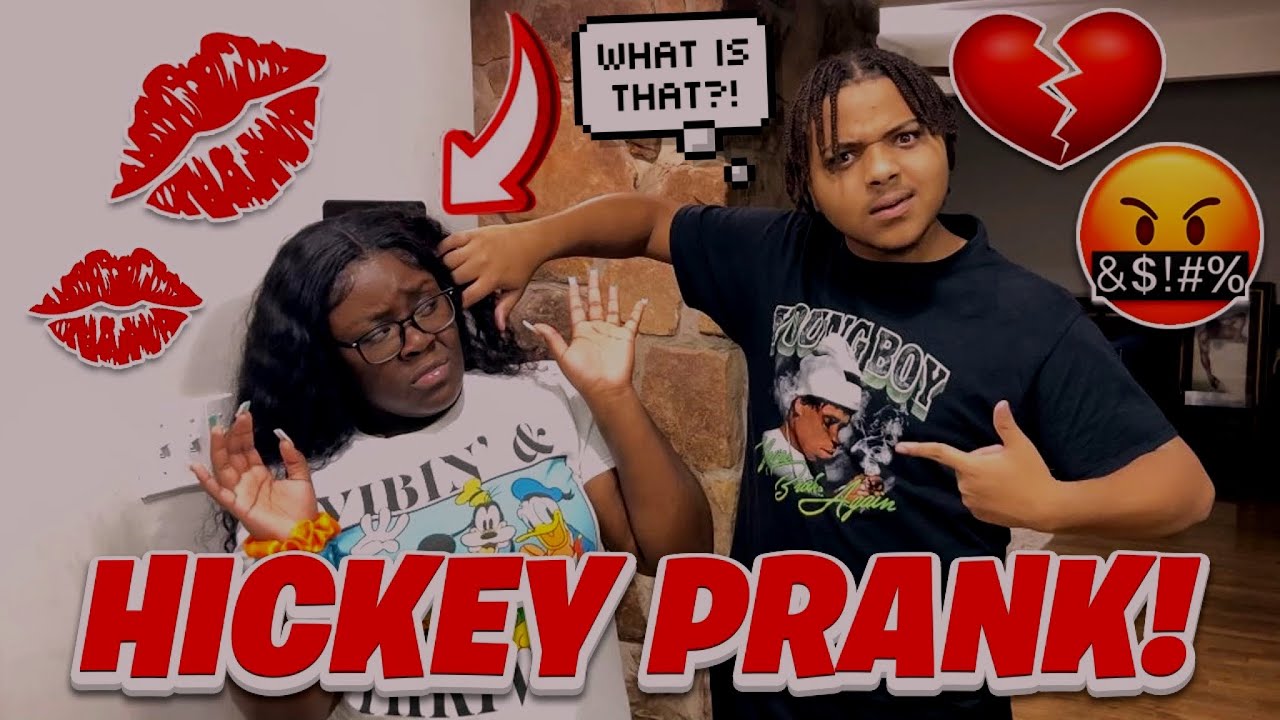 HICKEY PRANK ON OMARION 💋😪 *MUST WATCH * 😅 | Taylor Ayani