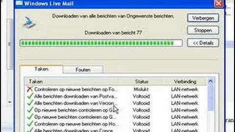 Van Outlook Express naar Live Mail