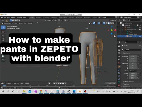 ZEPETO Blender tutorial (with creator base) - YouTube
