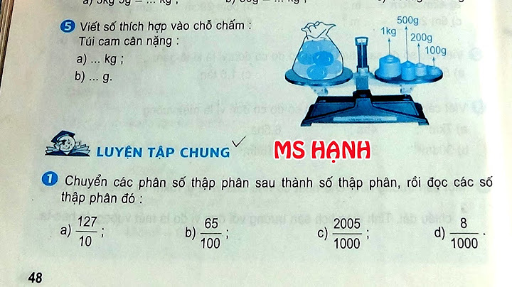 Toán lớp 5 trang 48 49 luyện tập chung