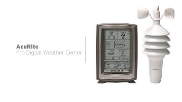 AcuRite Pro Digital Weather Center with Forecast/Temperature/Humidity/Wind Speed 00639