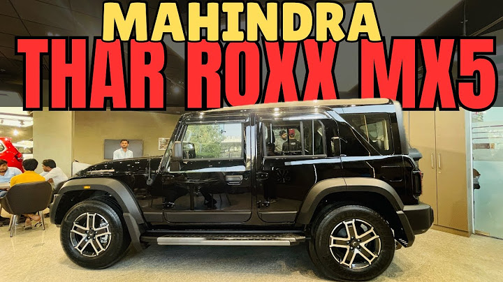 Thar Roxx MX3 4x2 Diesel & Petrol MT/AT | Thar Roxx 2025 Base Model