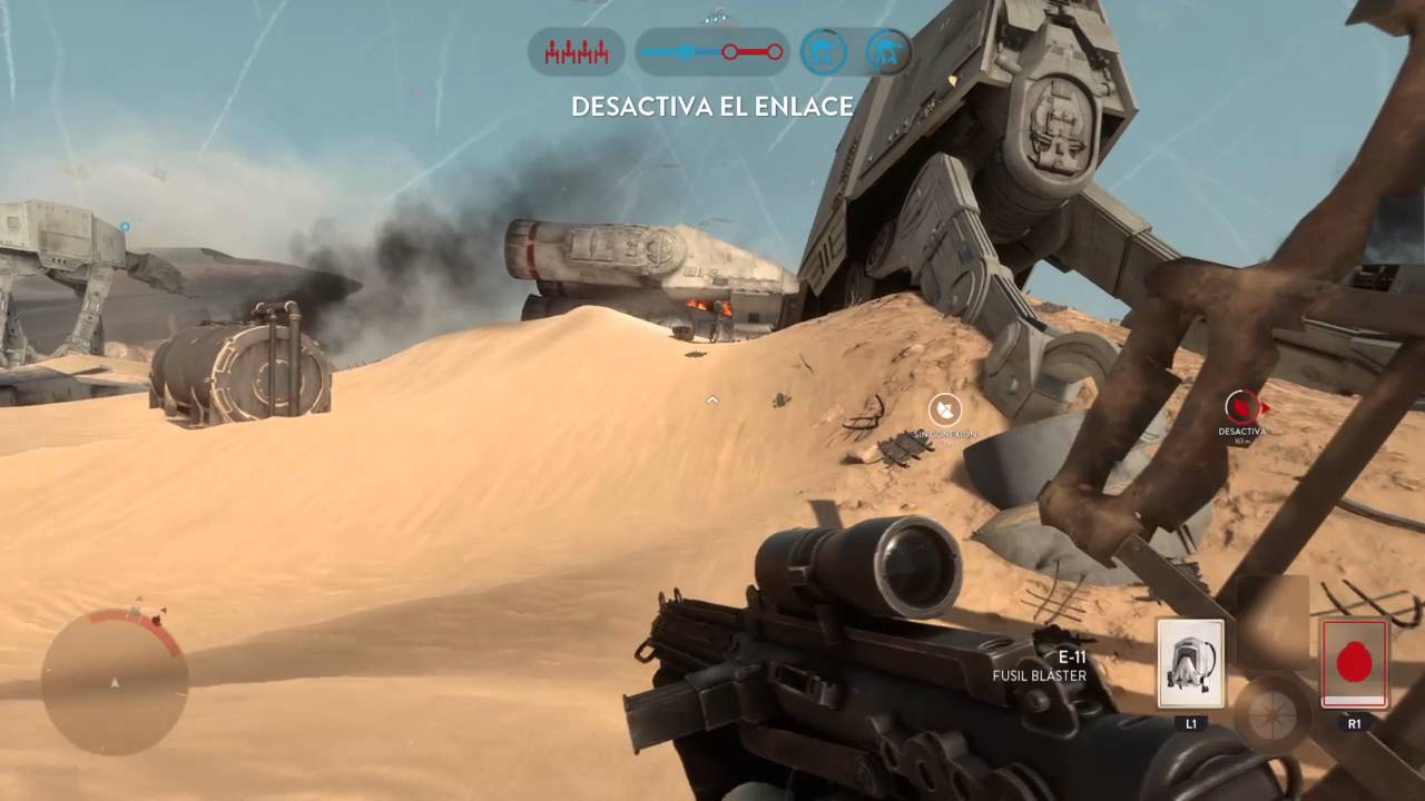 STAR WARS™ Battlefront™:la batalla de jakku! - YouTube
