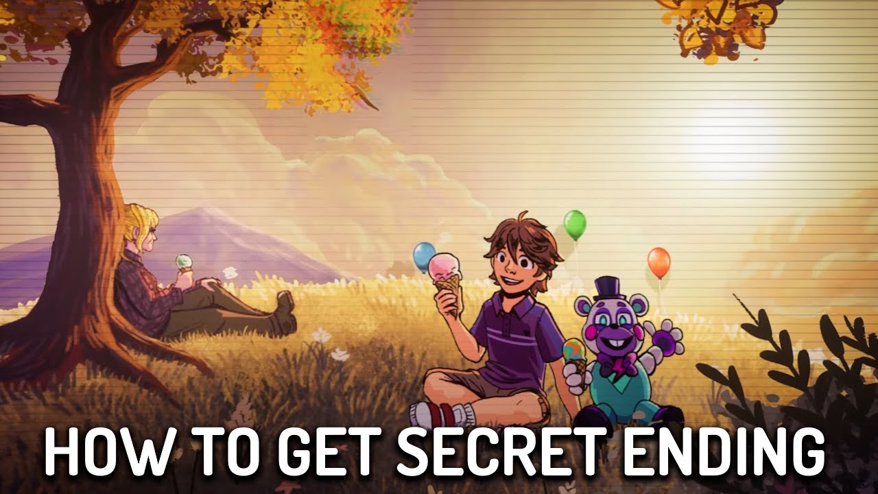 FNAF Security Breach Ruin DLC - Secret Ending (TUTORIAL) - YouTube
