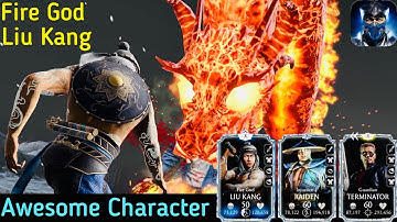 Fire God Liu Kang First Gameplay Review | Mortal Kombat Mobile update 3.3