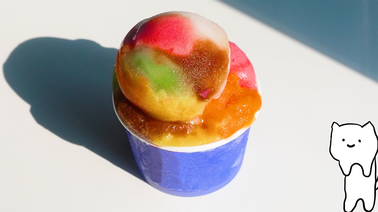 【超解説】サイゼのドリンクバー全部ぶっ込みアイスの作り方