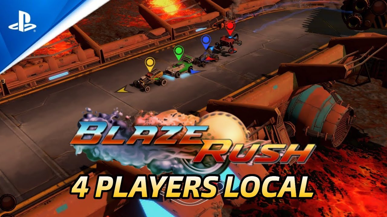 BlazeRush Star Track | 4 Players Local Gameplay