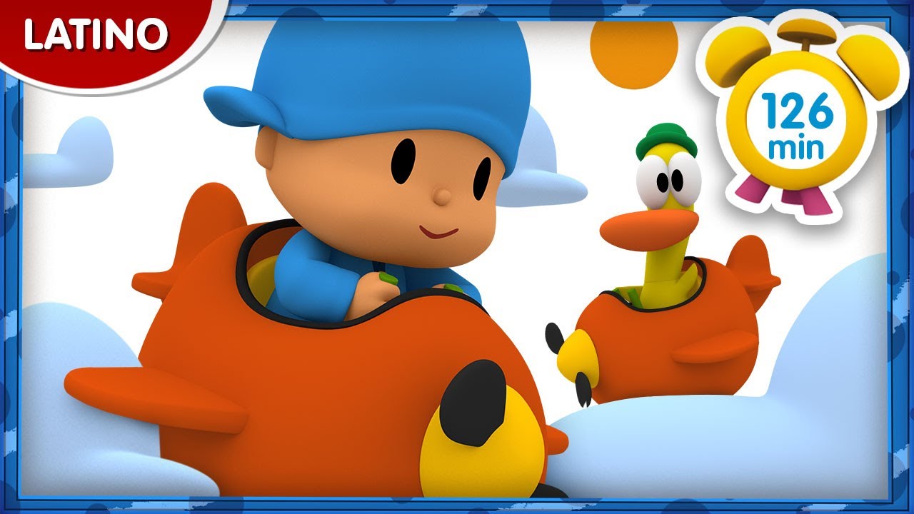 Pocoyo En Espanol Latino Viajar En Avion 126 Min Caricaturas Y Dibujos Animados Para Ninos Youtube