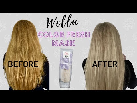 WELLA COLOR FRESH MASK- HOW TO USE PEARL BLONDE
