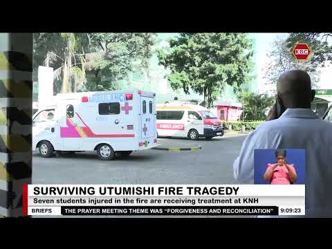7 students injured in the Utumishi Girls fire tragedy receiving treatment at KNH