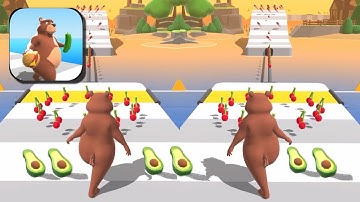 Body Run 3D Gameplay All Levels 🍒🥑🍔