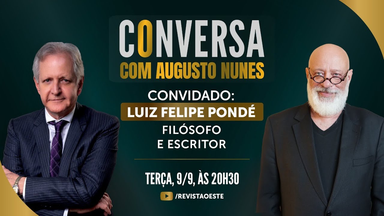 CONVERSA COM LUIZ FELIPE PONDÉ, FILÓSOFO E ESCRITOR