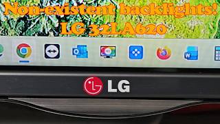 LG 3D TV - Back lights that don't exist!