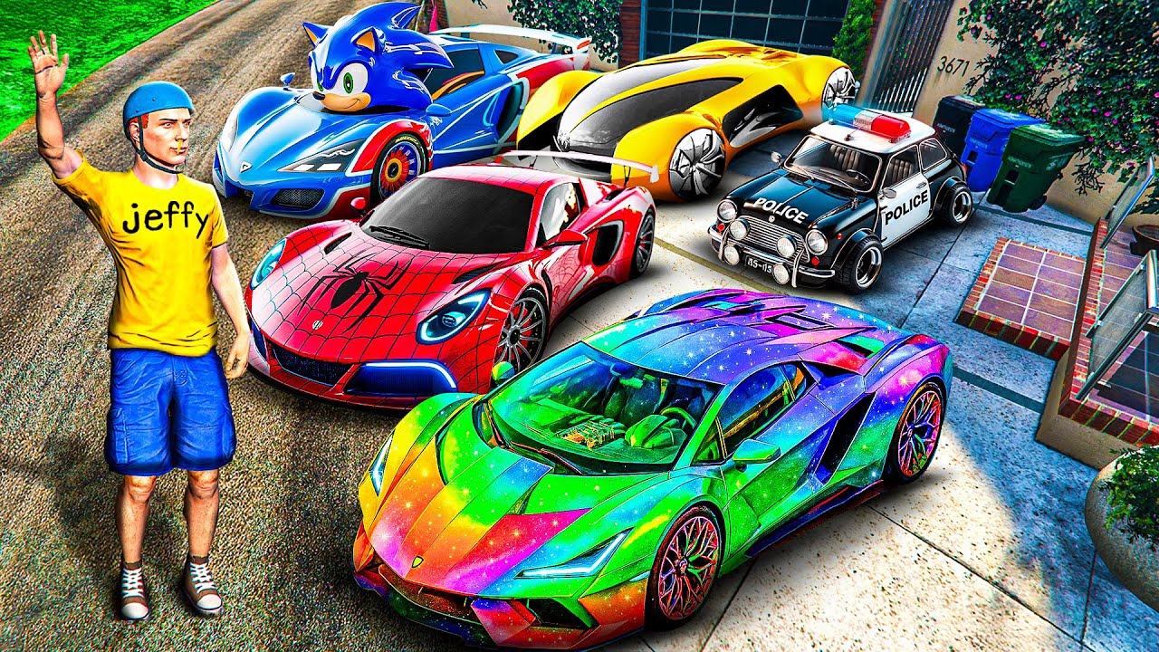 Jeffy Collects EVERY CAR In GTA 5!