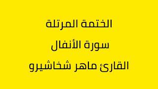 سورة الأنفال القارئ ماهر شخاشيرو