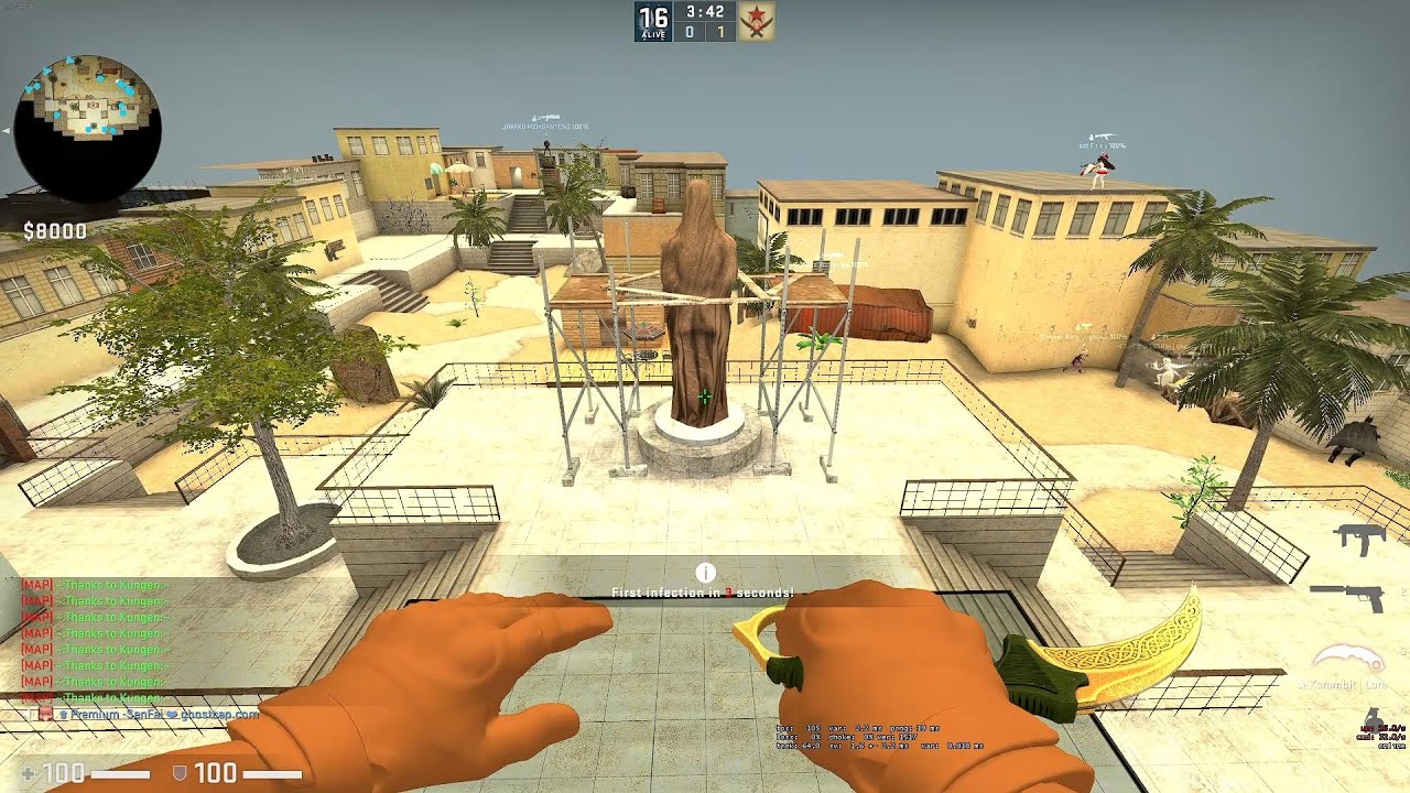 CSGO Zombie Survival Mod zm_beach_city On Ghostcap - YouTube