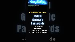 pwgen Command: Generate Passwords From The Command Line #linux #linuxsecurity #linuxcommands #bash