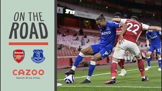 BIG WIN AT THE EMIRATES! | ON THE ROAD: ARSENAL V EVERTON screenshot 2