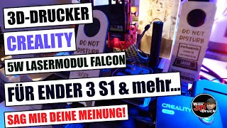 Creality 5W LaserModul Kit für den 3D Drucker Ender 3 und mehr Test