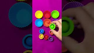 🪼😳Colour Sorting ASMR #asmr #satisfying #marblerun #relaxing
