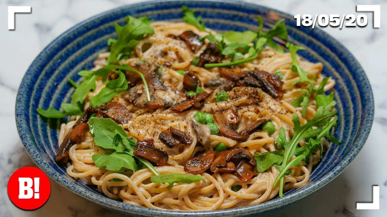 Easy Vegan Carbonara Recipe BOSH! LIVE YouTube