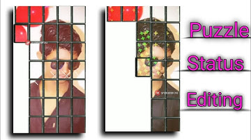 How to make puzzle video status | new trending kinemaster template | new Puzzle template | sp 243
