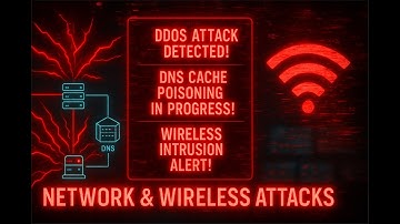 Cyber Attacks Uncovered: DDoS, DNS Poisoning & Wireless Threats Explained