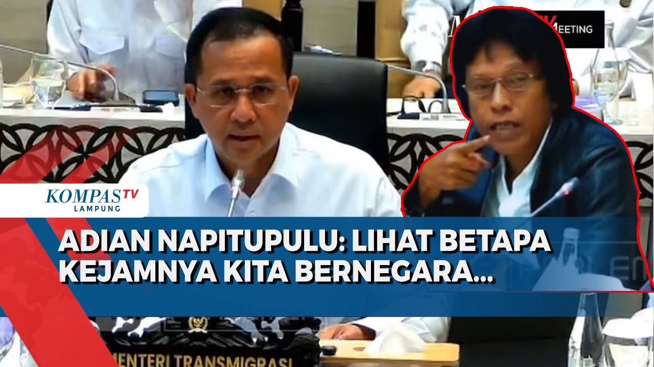 Rapat Komisi V DPR, Adian Napitupulu Sentil Pemerintah Soal Masalah Lahan Transmigrasi