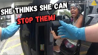 Unhinged Woman Refuses to Exit Car — Repo Man Won’t Back Down