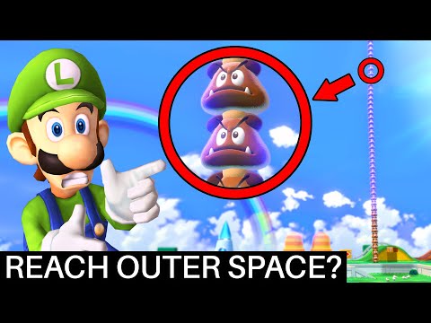 Stacking Goombas so High it Reaches the Stratosphere in Super Mario 3D World + Bowser's Fury